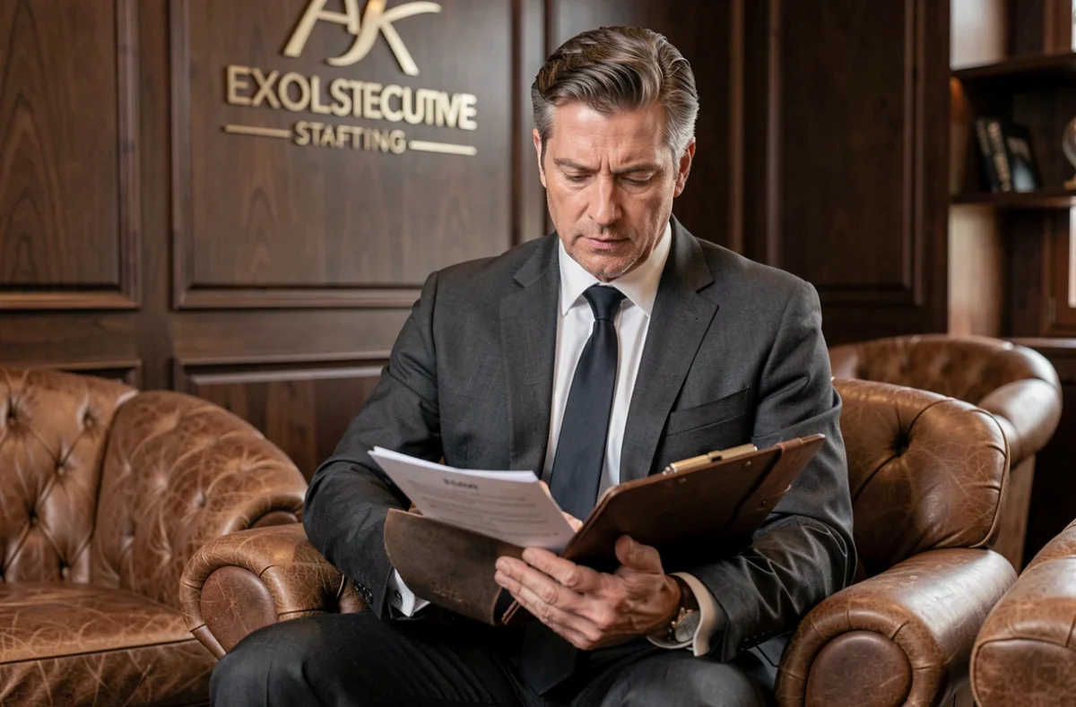 Consultant senior du Cercle Intérimaire dans les bureaux exclusifs de l'agence à Paris