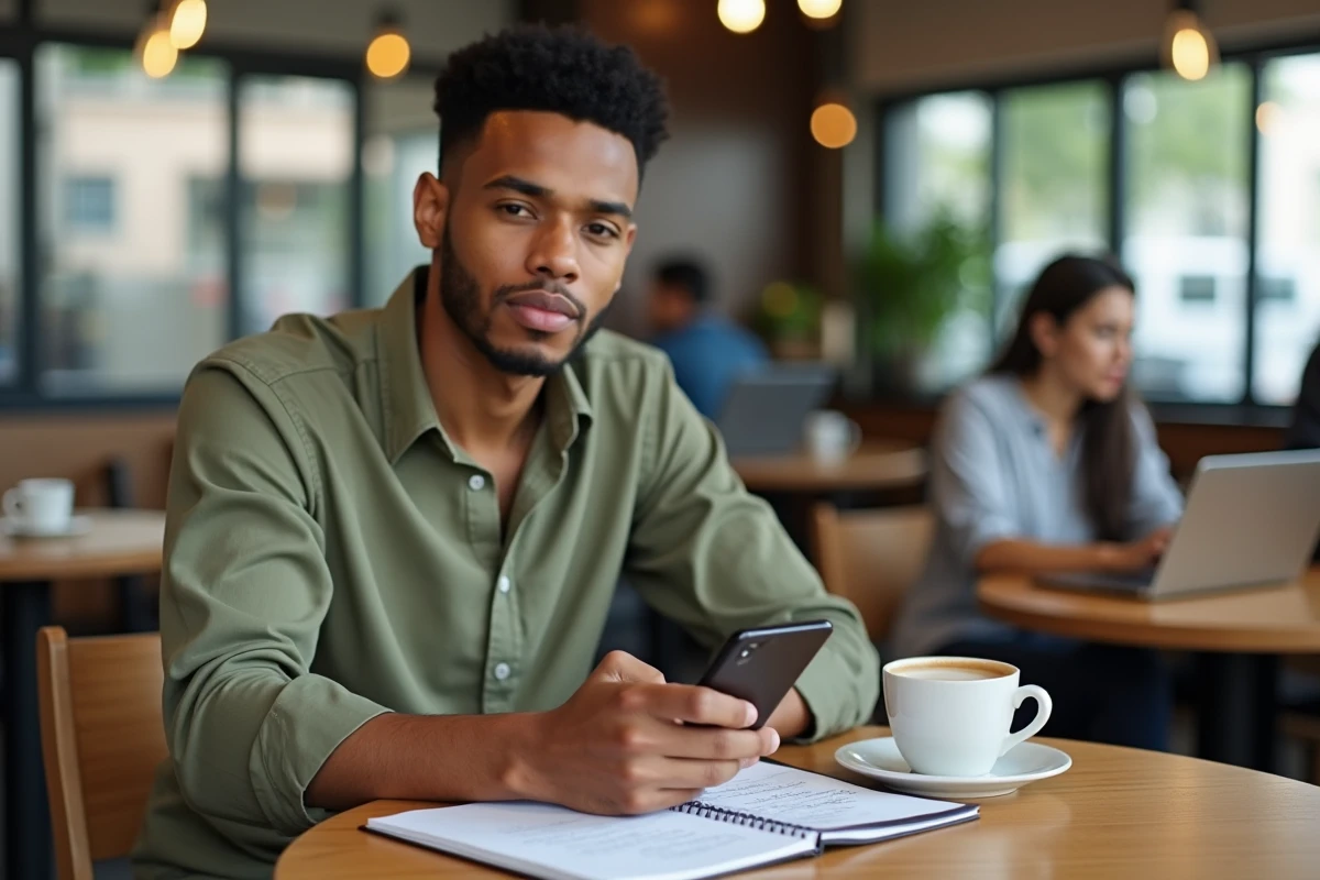 Jeune entrepreneur en reconversion recherchant les aides disponibles pour lancer son activité en 2026